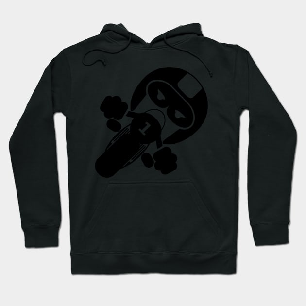 Motorcycle racing decal Hoodie by GetThatCar